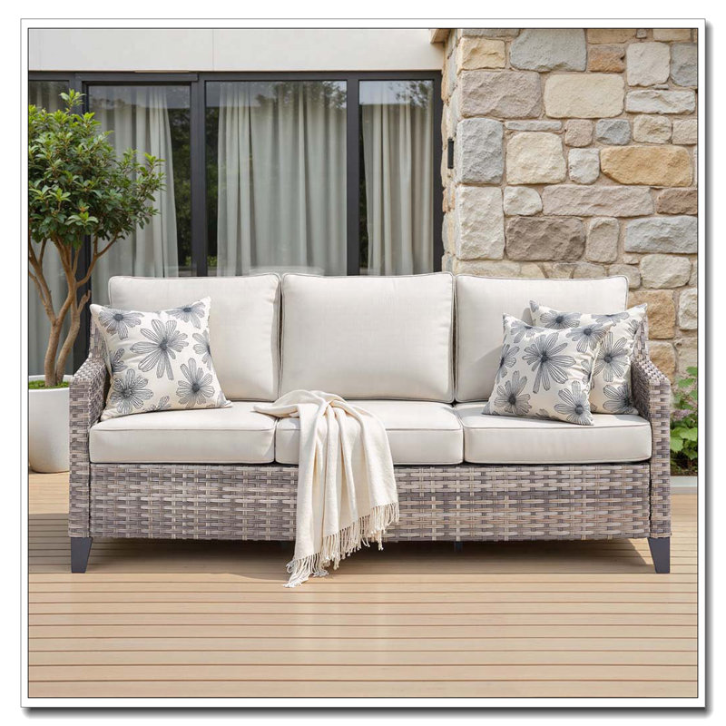Canapé d'extérieur 73,2, Beige