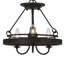 Lustre 4 lumières façon bougie Malena