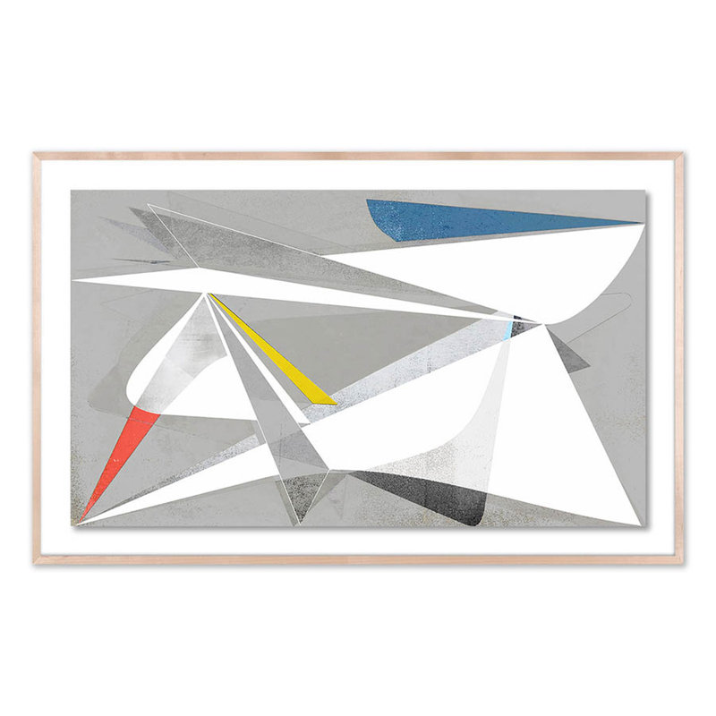 Hesse Print, 38" H x 60" W x 2.5" D, Natural