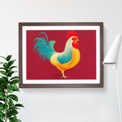 Beaming Rooster - Single Picture Frame Print
