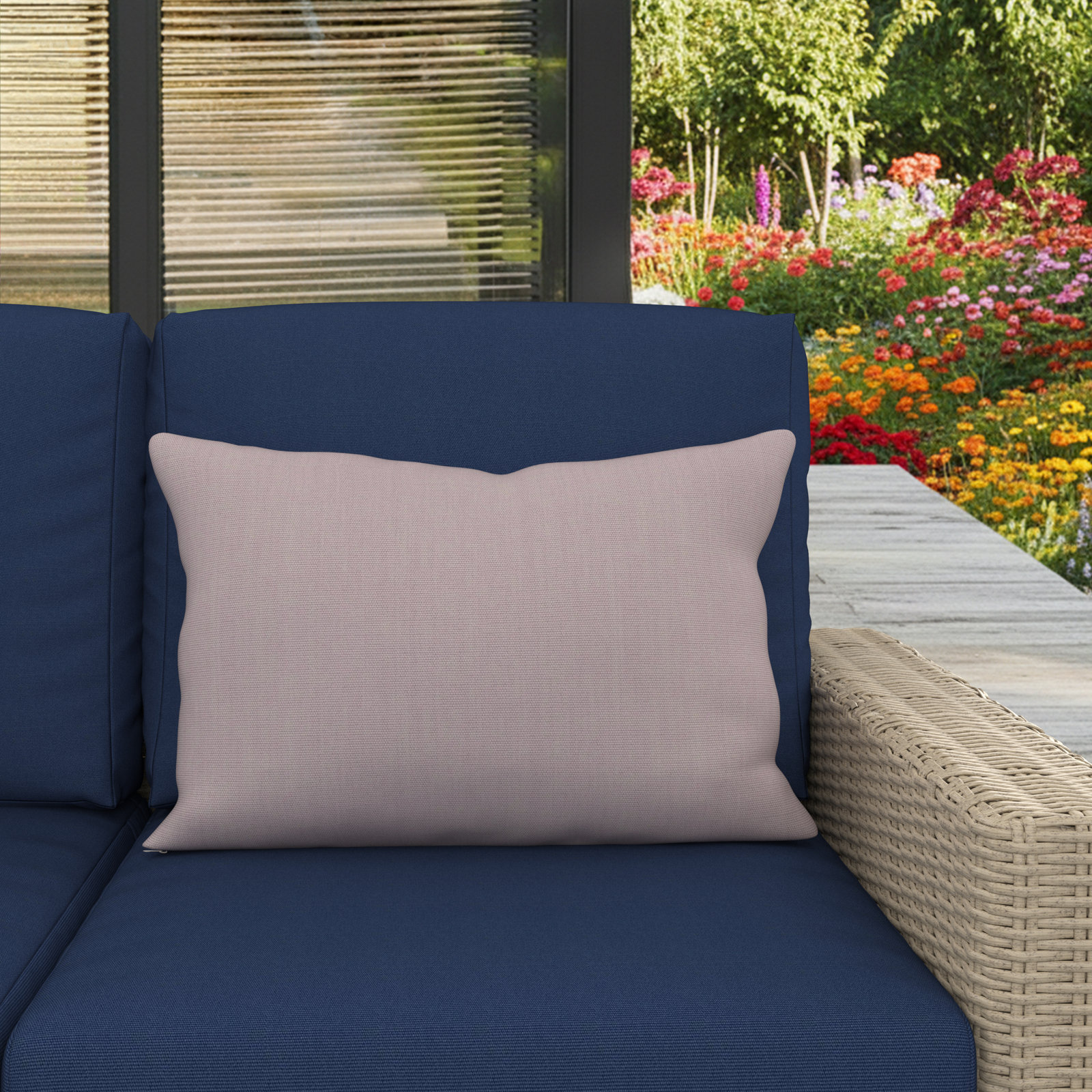 Amala Outdoor/Indoor Kidney Pillow, Play Cameo