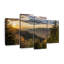 «Great Smoky Mountains Sunrise In Smoky Mountains», art mural sur toile, 4 pièces-93822050