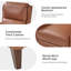 Fauteuil inclinable en cuir Beecher 28,75 po-506872489