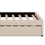 Lit plateforme tapissier avec lit gigogne-1948267904