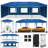 10x 30 FT Pop Up Canopy Tent with Removable Sidewalls-105888071