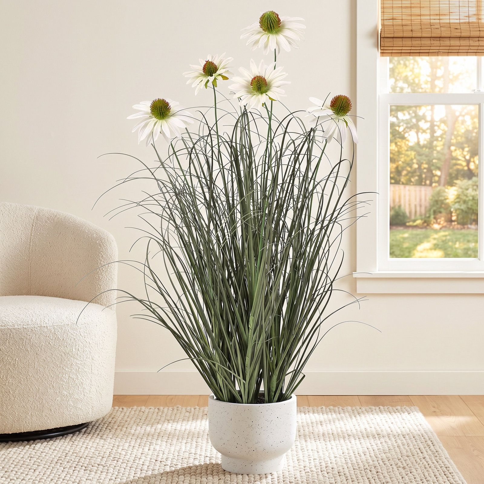Adcock Onion Grass in Pot, 24" H x 12" W