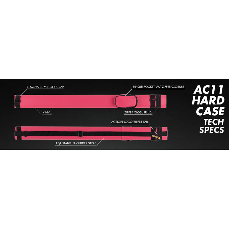 1/1 Hard Pool Cue Case, Pink