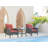 Hanley Rectangular Wicker Outdoor Coffee Table-87901103