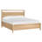 Rory Solid Wood Panel Bed-95755170
