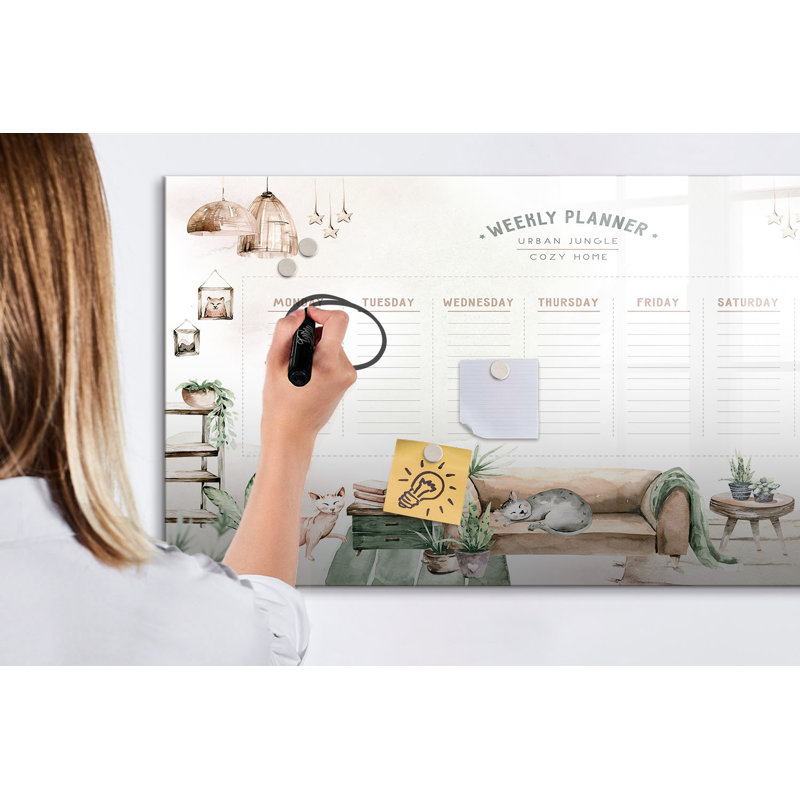 Magnetic Glass Dry Erase Board