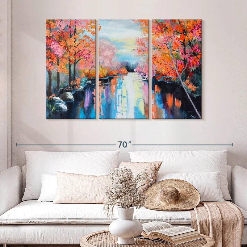 Avery Fall Scene, 32" H x 50" W