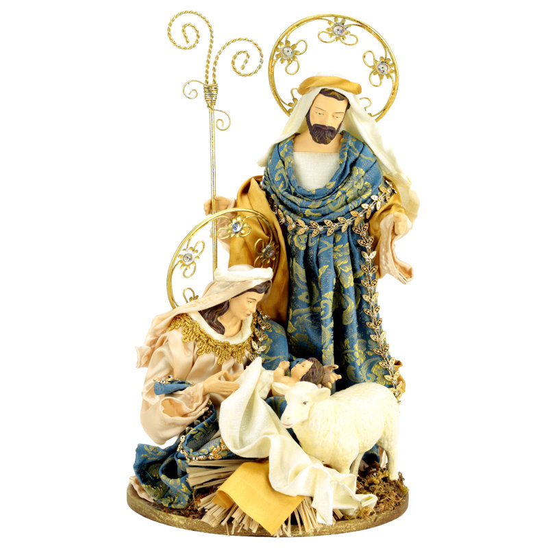 Scène radieuse de la Sainte Famille - 13 pouces