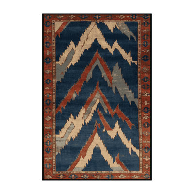 Machine Washable Persian Gray Area Rug
