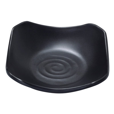 Assiette à pain et beurre noir