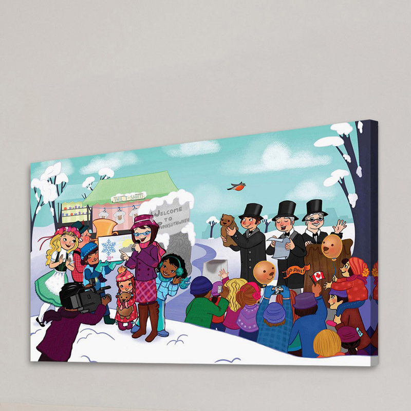 Welcome To - Wrapped Canvas Painting