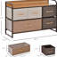 2 commodes, 5 commodes de rangement portatives avec surmatelas,