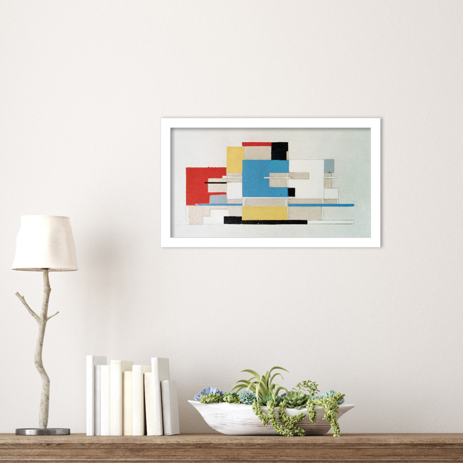 Earling "Colour Study for Architecture" Print, 10" H x 17" W, White