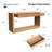 60-inch Modern Fluted Console Table with 2 Drawers - Sofa Table for Living Room, Hallway & Entryway-119104073