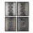 Stacked Halos I Framed Print - Set of 4-922760377-922760356