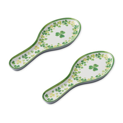 2-Piece Shamrock Spoon Rest