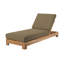 2 Pacific Teak Outdoor Chaise Loungers-1215461708