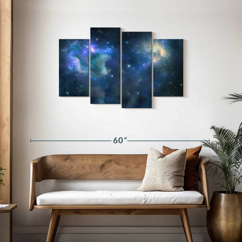 Oberle Space Nebula, 27"H x 43"W