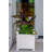 White Vinyl Planter Box