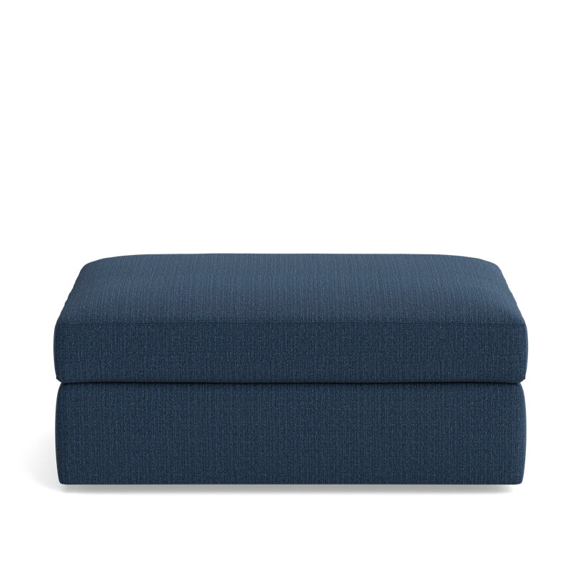 The OG Ottoman, Performance Weave - Navy