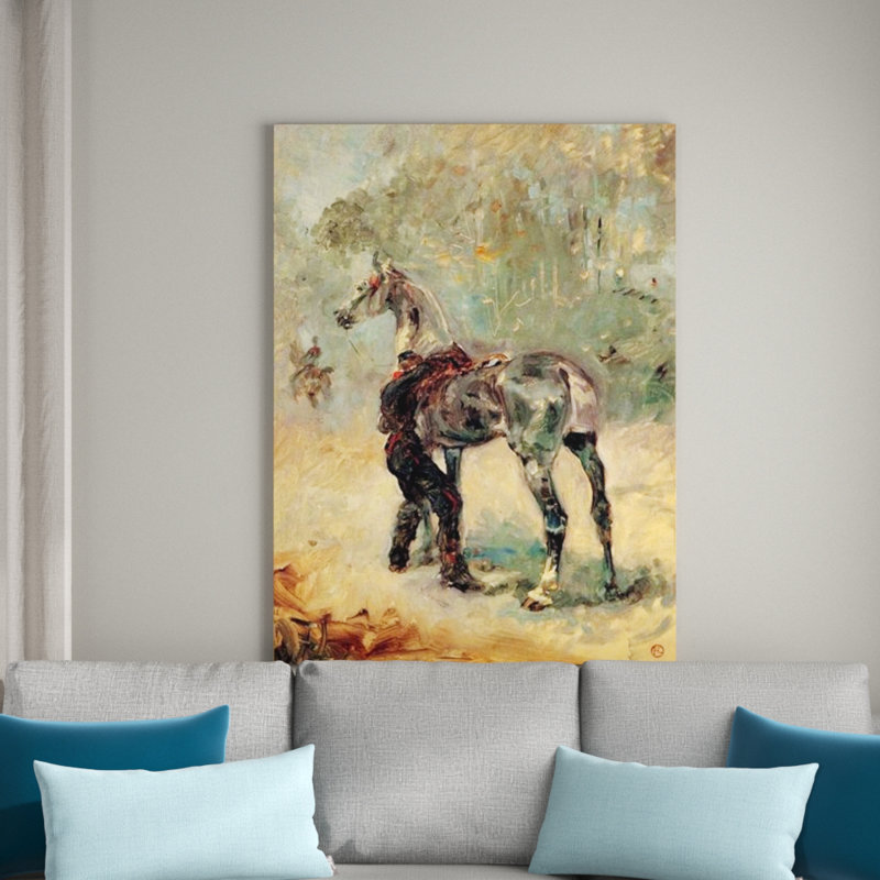 Henri De Toulouse-Lautrec - Wrapped Canvas Painting, 80cm H x 60cm W x 1.8cm D