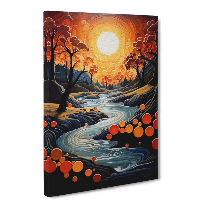 River Orphism - Wrapped Canvas, 60cm H x 40cm W x 3cm D
