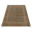 Geometric Area Rug in Brown