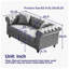 Upholstered 63.5 " Fabric Sofa