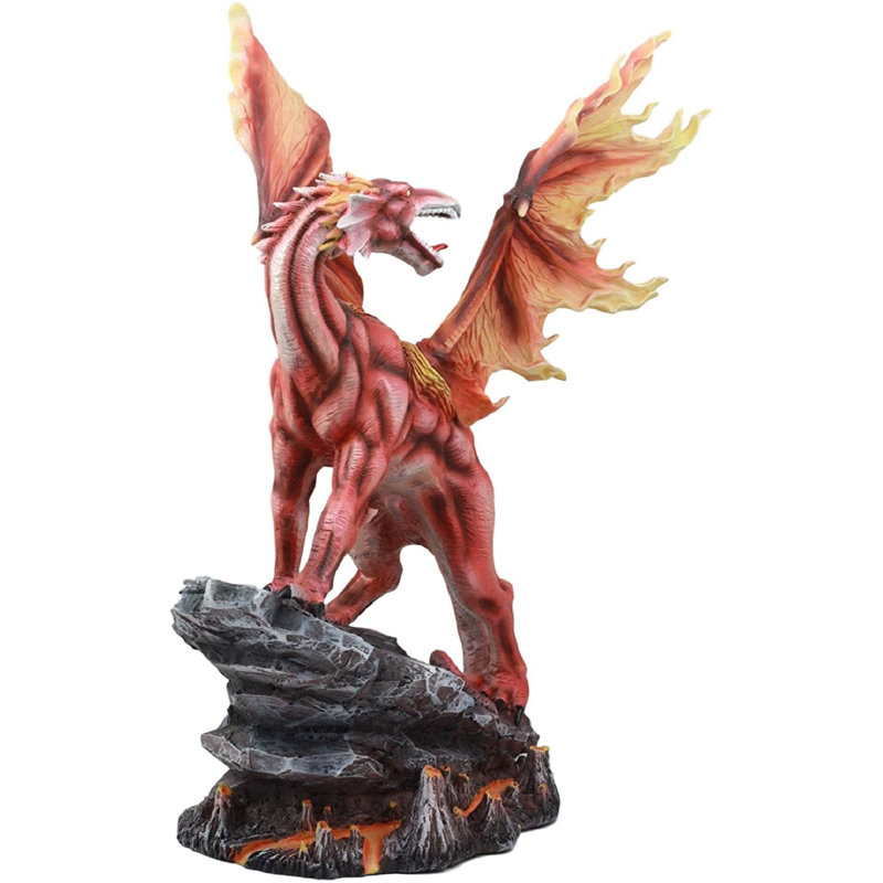 Figurine dragon rouge Smaug Lava Smaug