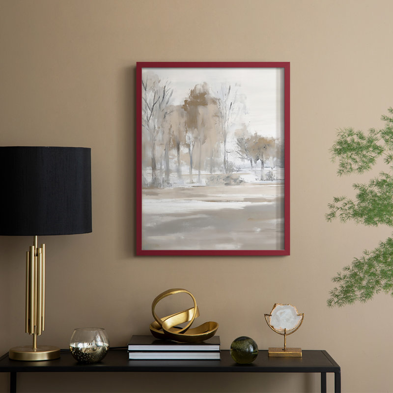 LANDSCAPES Series IX Framed Print - Solid Wood, 30" H x 24" W