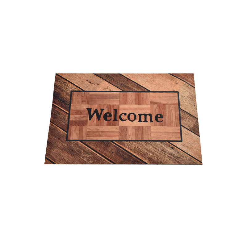 Durable PVC Doormat, Non-Slip Underside, 15.7 x 23.6 inches | 100% PVC Material, Machine Washable at 86°F | Perfect for Indoor & Outdoor Use, Easy to Clean, Stylish & Functional Welcome Mat