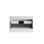 30 Inch White Bathroom Vanity Without Sink, Two Drawers Storage Strategy, Guide Rail Functionality Range, Easy To Clean Finish Quality Wall Mounted Vanity, Function, Feature, Save Space Advantage-129959442