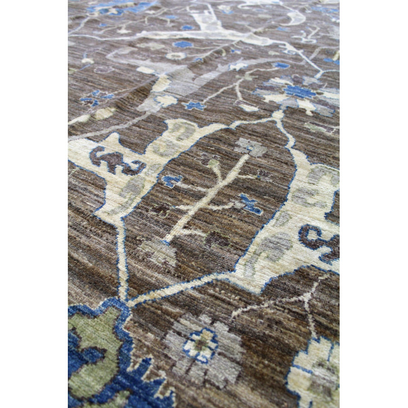 Arabesque One-of-a-Kind Rectangle 9'9" X 13'9" Area Rug