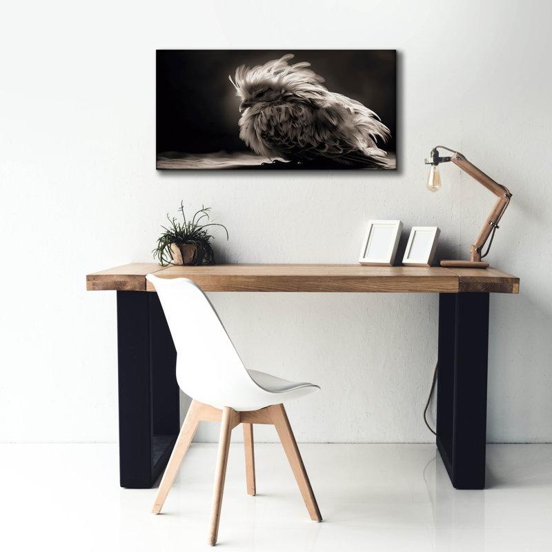 Toile épique Graffiti «White Bird» par Decent Exposures, 40 po x 20 po, H 20 po x l 40 po