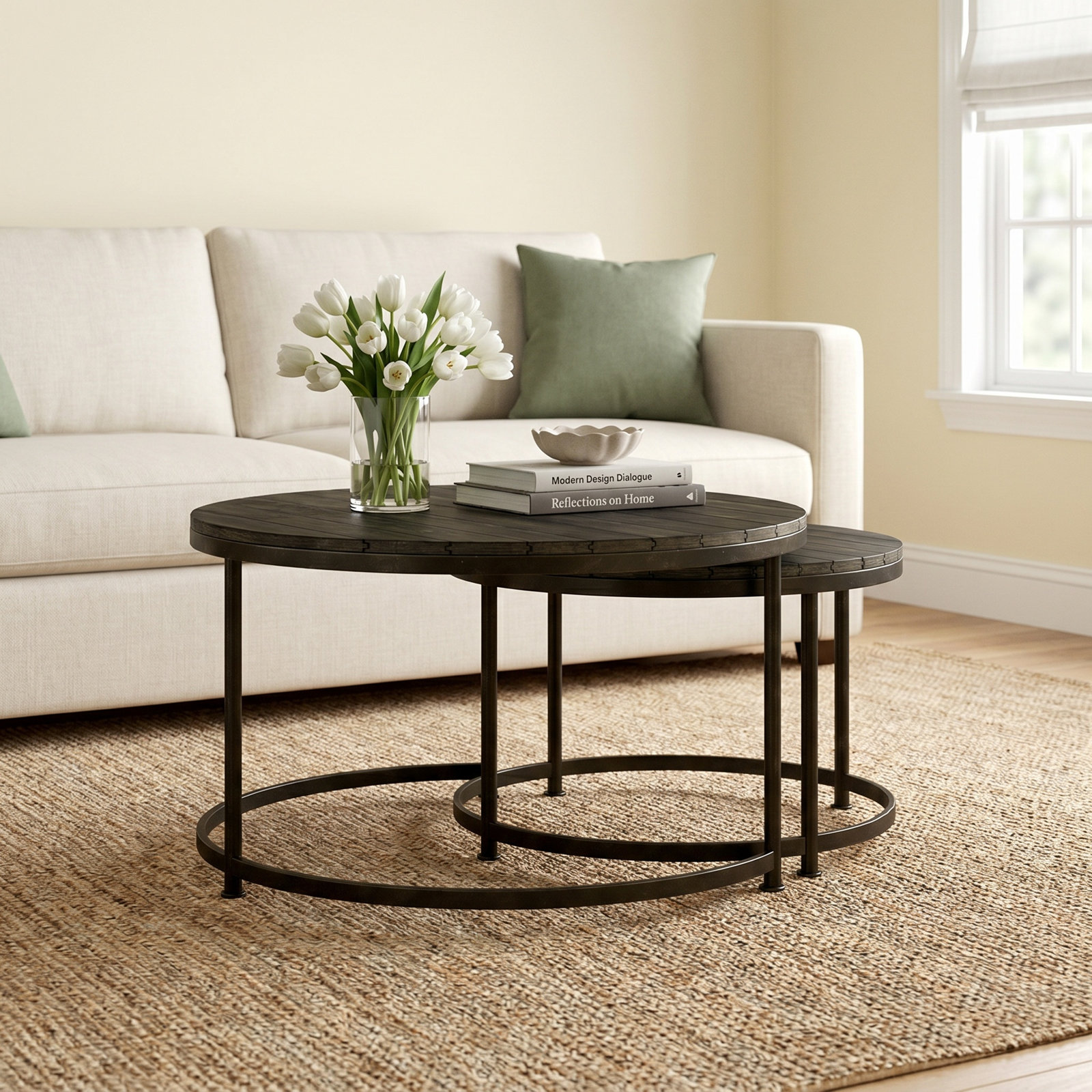 Debbi Solid Wood Nesting Coffee Table