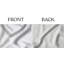 Ensemble de housse de couette et taie décorative réversible à carreaux en coton biologique certifié GOTS, blanc / gris-758128913