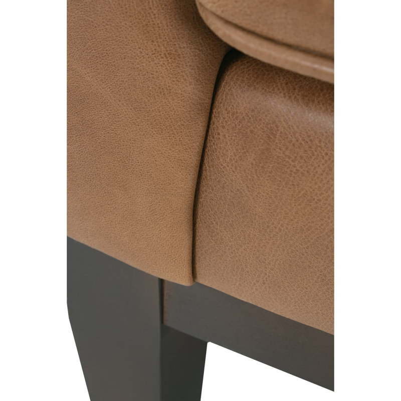 Nugget Leather Thatcher Chair