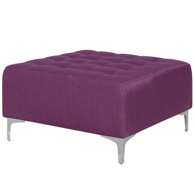 Finnegan 80cm Wide Tufted Square Standard Ottoman
