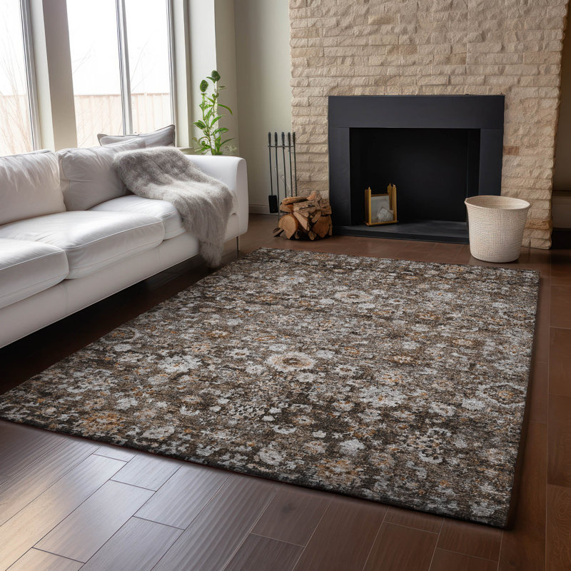 Premium Machine Washable Cerrito Fudge Rug, Rectangle 8' x 10'