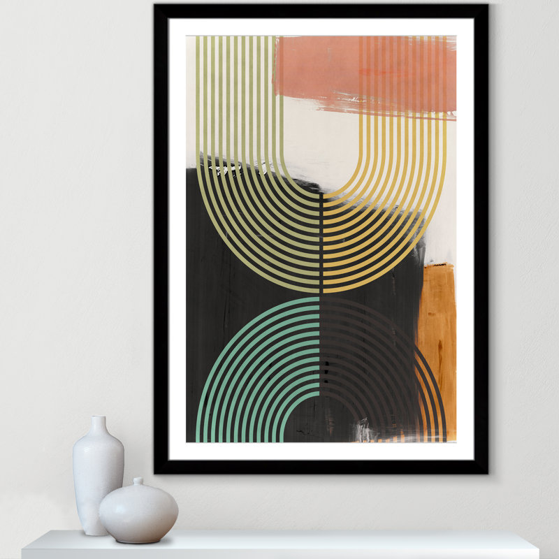 «Bolded II» par Isabelle Z, L 35 po x H 49 po, Matted Print, Noir satiné