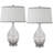 Barletta 28" Gray Speckled Glass Table Lamp