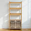 Dog Crate Bookcase, Built-In Pet Kennel Storage, Modern Metal-Door Base, Scandinavian Style, Living Room
