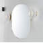 Miroir ovale en métal 20 po x 33 po pour salle de bain-1296431613
