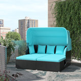 Avdyl 65'' Steel Outdoor Patio Daybed