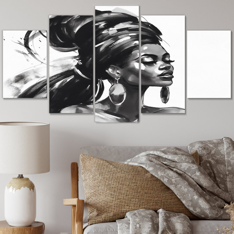 Glam People Wall Decor on Metal