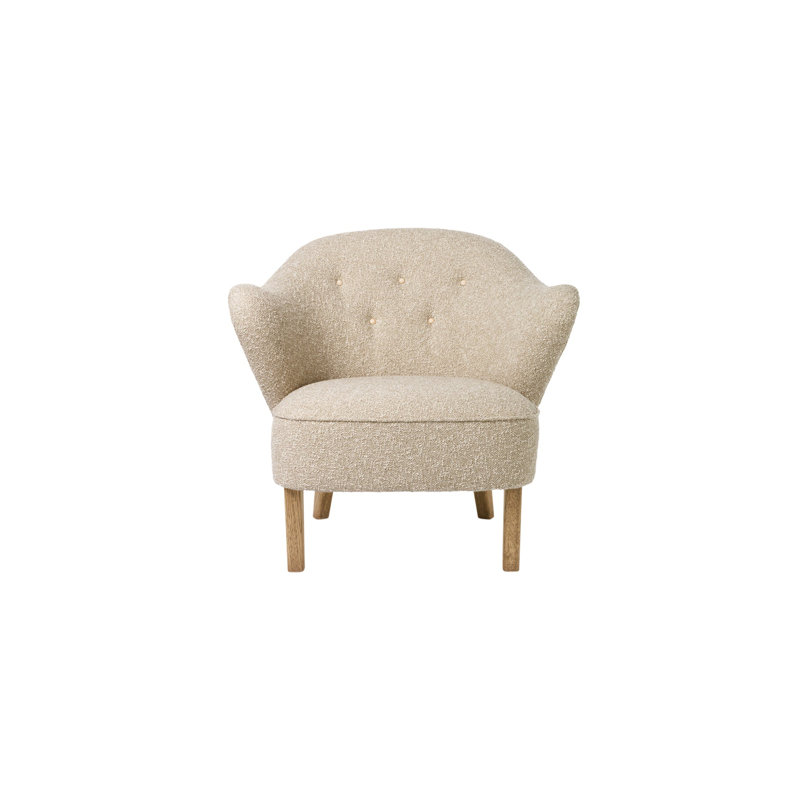 Brasilia Armchair, Natural Oak, Fiord 2 782 Wool